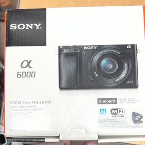 Sony A 6000 Digital Camera - Black